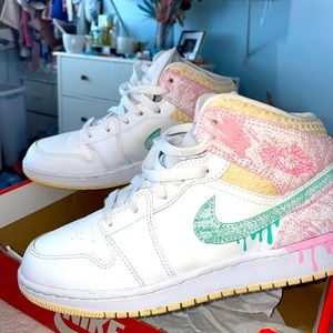 Air Jordan 1 Mid SE GS 'Ice Cream'